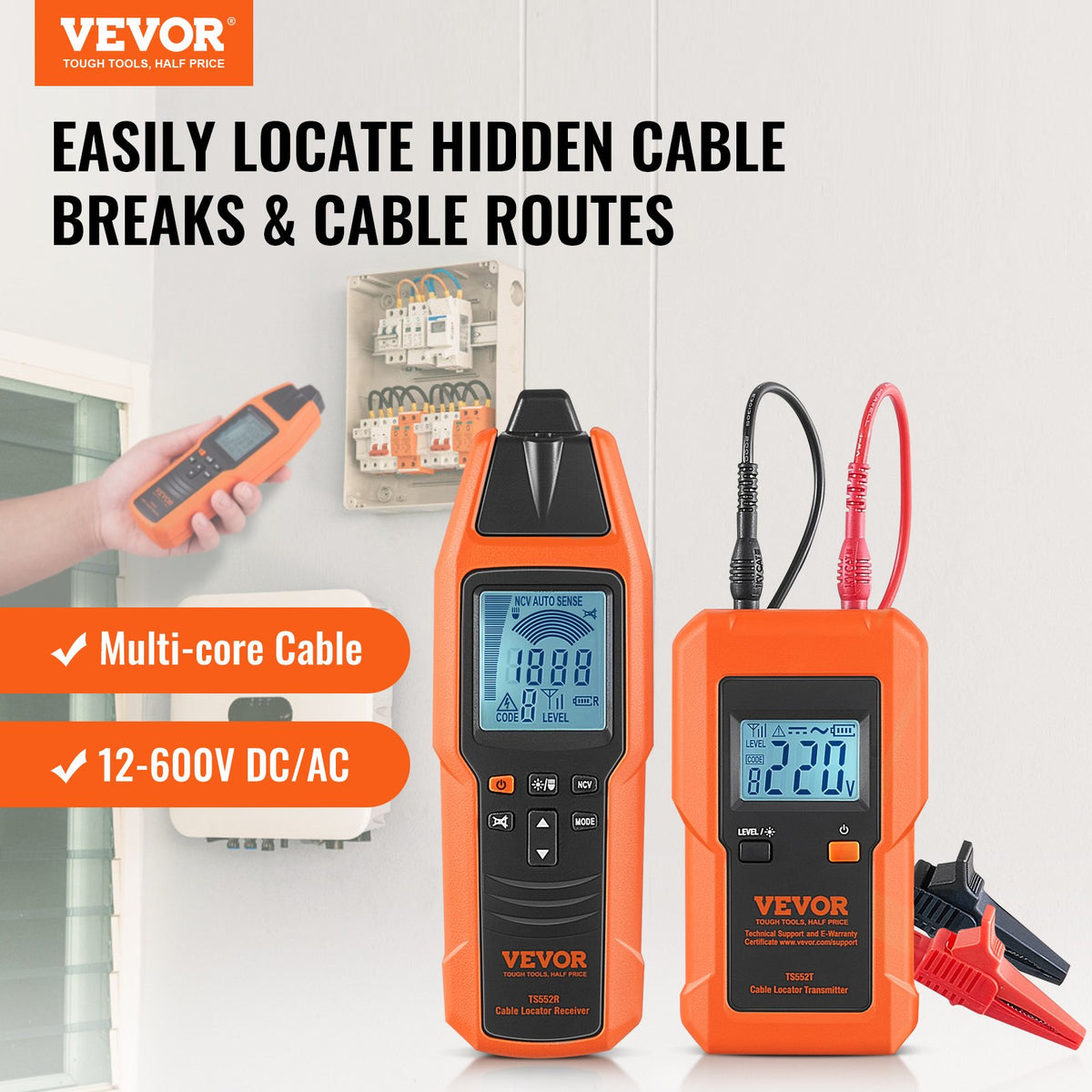 VEVOR Network Cable Testers - Select Your Configuration - DXDLDWQ8FTLCTSLZ2V9 - view 2