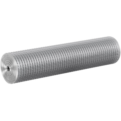 VEVOR Hardware Cloth 1/2 inch 24 inch x 25 ft 19 Gauge Chicken Wire Fence, Hot-Dip Galvanized After Welding Metal Wire Mesh Roll, Garden Plant Welded Fencing Roll Supports Poultry Netting Cage Fence - DXGSWL19GA24NK337001V0 - view 10