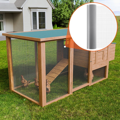 VEVOR Hardware Cloth, 1/2 inch 48in x 100 ft 19 Gauge, Hot Dipped Galvanized Wire Mesh Roll, Chicken Wire Fencing, Wire Mesh for Rabbit Cages, Garden, Small Rodents - DXGSWL48IN10S79Y4V0 - view 9