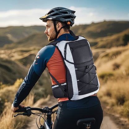 VEVOR Hydration Backpack, 15L Insulated Hydration Pack Backpack with 3L TPU Water Bladder, Hiking Water Backpack with Storage for Men Women, Hydro Water Daypack for Hiking Runnin Hiking Cycling Camping - DXKSDBHSCYK0I6WS9V0 - view 9