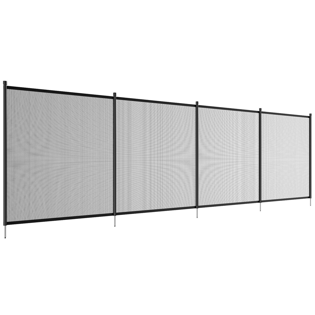 VEVOR Pool Fence, 4 x 96 FT Pool Fences for Inground Pools, Removable Child Safety Pool Fencing, Easy DIY Installation Swimming Pool Fence, 340gms Teslin PVC Pool Fence Mesh Protects Kids and Pets - DXYCWL496FTHZS0ESV0 - view 10