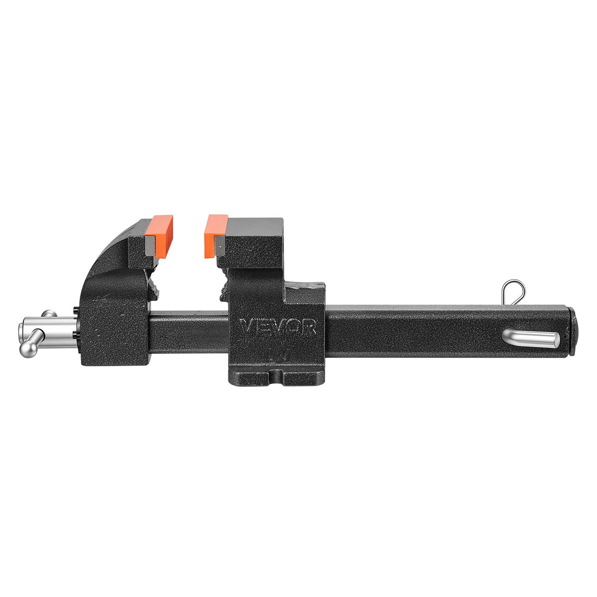 VEVOR Truck Hitch Vise, 6" Jaw Width, Heavy Duty Ductile Iron Bench Vise with Anvil, 1 Pair Magnetic Jaw Pads, Pin, 3.54" Throat Depth, 5.6" Max Jaw Opening, Multi-Purpose, for Truck Trailer Receiver - DXZSDGNTQ6IN8XU3P001V0 - view 9