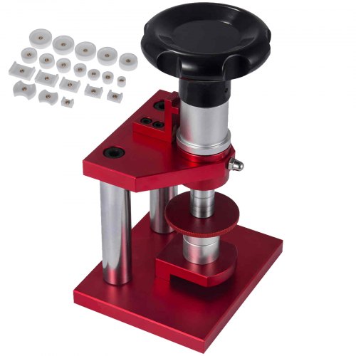 VEVOR Watch Repair Tools Watch Press with 20Dies Watch Case Closer For Close Snap Off Watch Back Cover Capper Back Closing Machine Bench Tool Crystal Bezel Press Case Watchmaker Watch Repair Tool - DYGSBYJKBJ0000001V0 - view 1