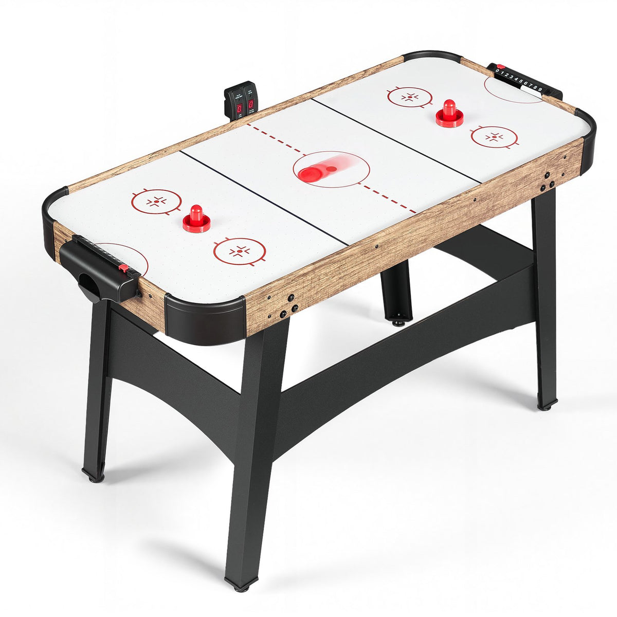 VEVOR 54" Air Hockey Table with Electronic Scorer & High-powered Blower, for Family Game Room, Basements and Home Air Powered Hockey Arcade Game Table Set with Pushers & Pucks, Stable Leg - DYKQGQZ54INCI82WC001V1 - view 1