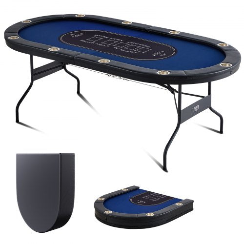 VEVOR Folding Poker Table Top - Select Your Configuration - DZDTZDPKPZ105FRSBV0 - view 1