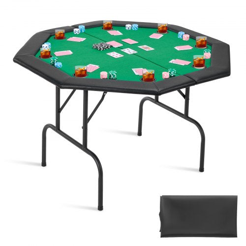 VEVOR Folding Poker Table Top - Select Your Configuration - DZDTZDPKPZ489FLWI001V0 - view 1