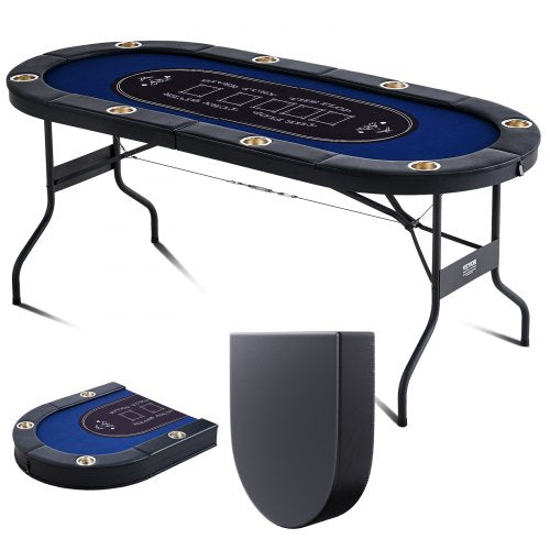 VEVOR Folding Poker Table Top - Select Your Configuration - DZDTZDPKPZ8P95XDIV0 - view 1