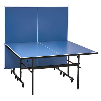 VEVOR Ping Pong Table, Professional Table Tennis Game, Indoor MDF Portable Table Tennis Table, Foldable Ping Pong Table with Quick Clamp Net and Lockable Wheel, 10 Minute Easy Assembly, 12mm Tabletops - DZDTZDPPQZ12A94CKV0 - view 10