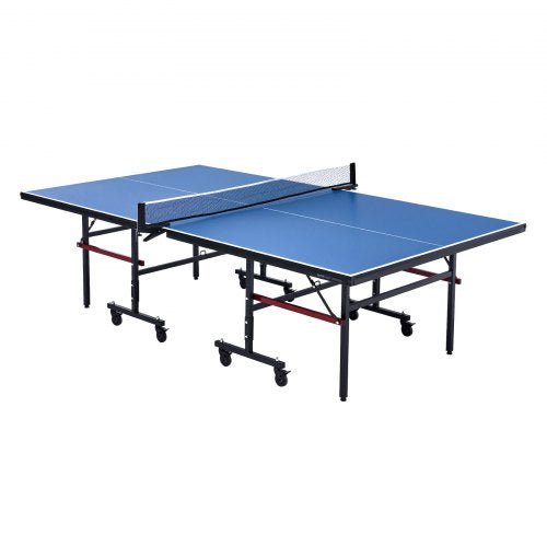 VEVOR Ping Pong Table, Professional Table Tennis Game, Indoor MDF Portable Table Tennis Table, Foldable Ping Pong Table with Quick Clamp Net and Lockable Wheel, 10 Minute Easy Assembly, 18mm Tabletops - DZDTZDPPQZ1877HKXV0 - view 2