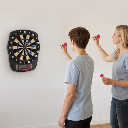 VEVOR Electronic Dart Board, 13.5" Target Dartboard with 43 Games & 200+ Variations for Up to 8 Players, 6 Dart Shafts with Flights & 50 Soft Tips, Color LCD Scoring Screen for Home Party Game Rooms - DZFBB135INCHUNE2I001V9 - view 9