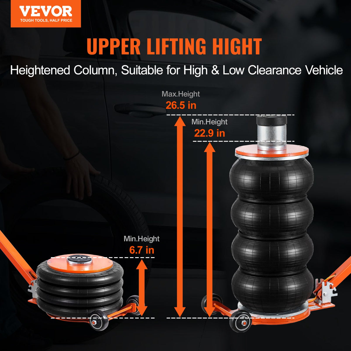 VEVOR Air Jacks - Select Your Configuration - DZGZQNQJDHS6FM4X3V0 - view 2