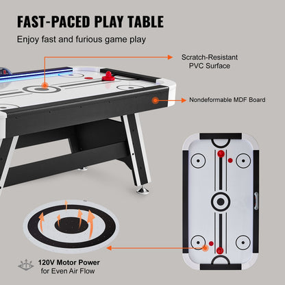 VEVOR Air Hockey Table - Select Your Configuration - DZJFKQQGQZ80D80L1V1 - view 3