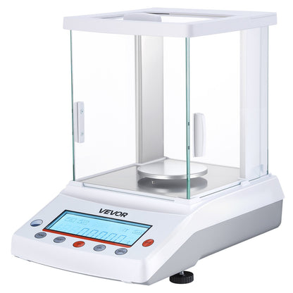 VEVOR Analytical Balance, 220 g x 0.1 mg, 0.0001 g High Precision Accuracy Lab Scale, g/oz/ct/mg 4 Units Electronic Digital Analytical Balance with Glass Draft Shield, for Laboratory Jewelry Pharmacy - DZJMFXTP0000JSCNL001V1 - view 10