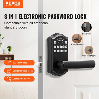 VEVOR Electronic Keypad Deadbolt - Select Your Configuration - DZMMSMBSBSJXVL9RAV0 - view 2
