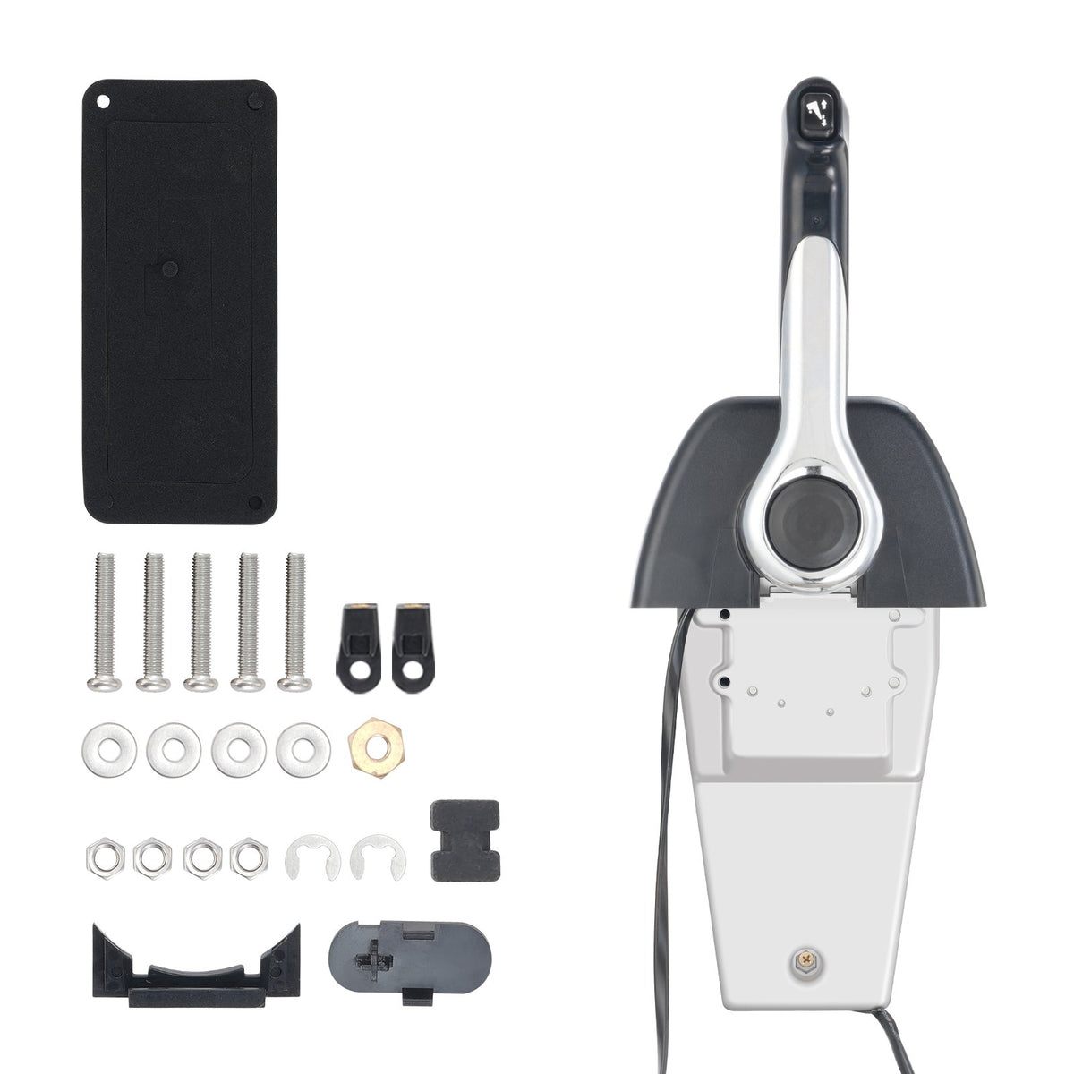 VEVOR Boat Throttle Control, 704-48205-P1 Top-Mounted Outboard Remote Control Box for Yamaha 4-Stroke, Marine Throttle Control Box with Power Trim Switch and 4.6 ft Harness with 5 Pin Connector - DZSCYMKZQYAMS9WQQV9 - view 10
