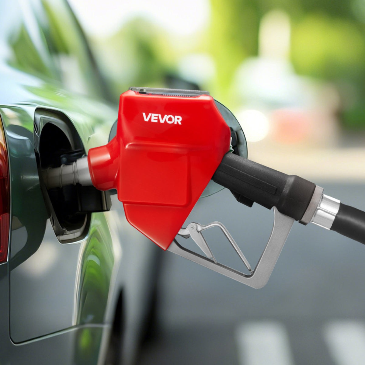 VEVOR 1 Inch Barb Digital Fuel Nozzle with Swivel, Max Flow Rate 12.6 GPM, Auto Shut Off Diesel Gas Pump Nozzle with 3/16 in (OD=20 mm) Spout & Digital Display, Used for Gasoline, Diesel, Kerosene Red - DZSRYPZJSSL16YH9V001V9 - view 9