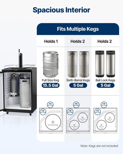 VEVOR Vertical Kegerator Key Dispenser