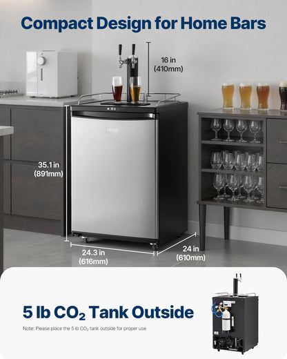 VEVOR Vertical Kegerator Key Dispenser