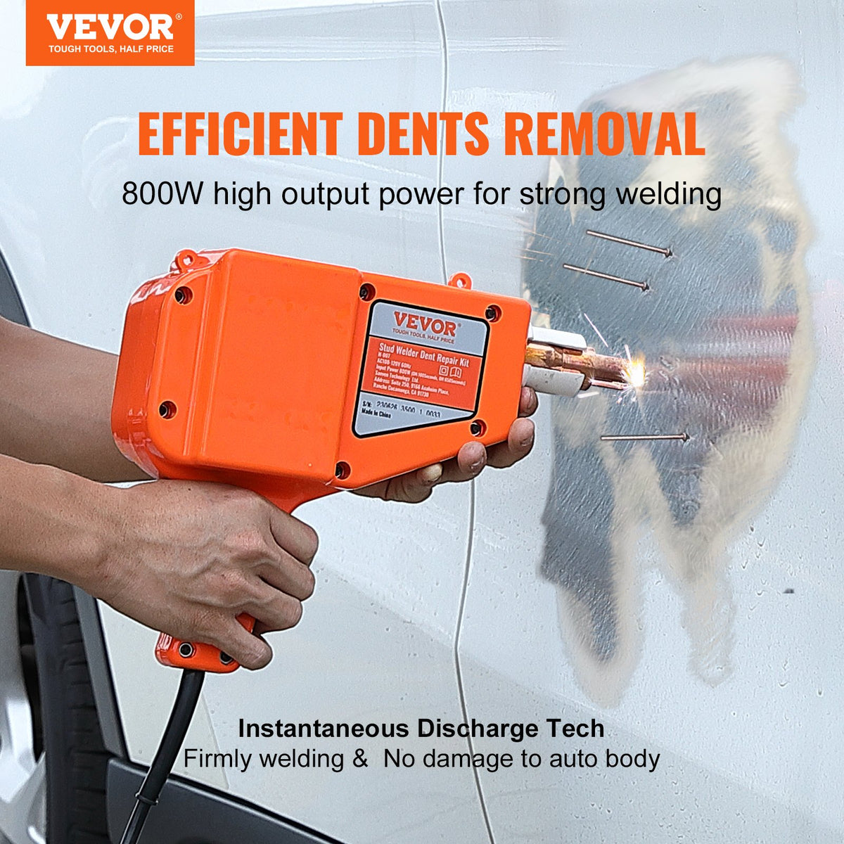 VEVOR Dent Repair Tools - Select Your Configuration - DZYTSLZHJ800ETSTTV1 - view 2