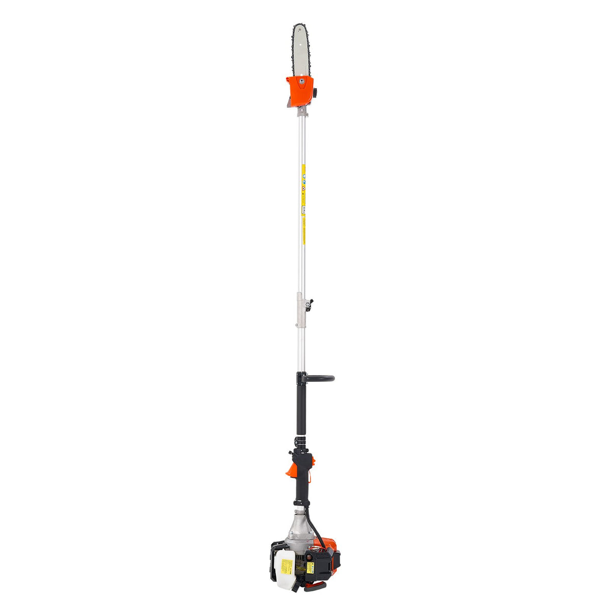 VEVOR Gas Pole Saw, 33CC 2 Stroke Gas Powered Pole Saws with 8 in Cutting Bar, Cordless Tree Trimmer with 30 fl.oz Fuel Tank, 6.7 to 11.6 ft Extendable, Powerful Chainsaw for Tree Trimming Pruning - ECCYJ33CC12FAUM4G002V0 - view 10