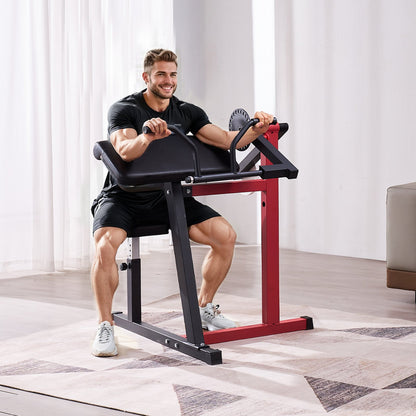 VEVOR Preacher Curl Machine, 2 in 1 Bicep Curl Machine and Triceps Extension Machine, Seated Arm Isolated Bicep Station, Strength Training Workout Weight Bench, Exercise Equipment for Home Gym - EHYMSYKDJGDCOS93AV0 - view 9