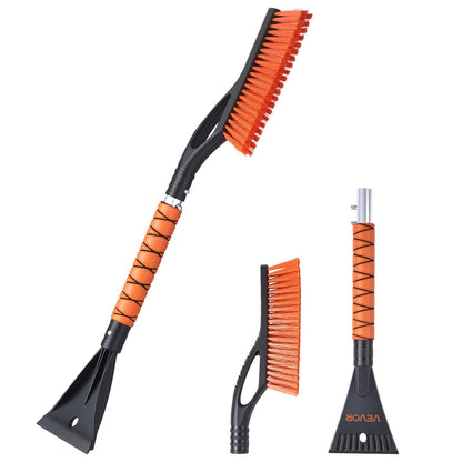 VEVOR Snow Brush and Ice Scrapers for Car Windshield, 27-inch Aluminum Snow Scraper Removal Tool with Foam Grip & Scratch-Free Bristles, Detachable and Easy-to-Carry for Cars, Trucks, SUVs, RVs - EHYXCSF000006I8HD001V0 - view 1