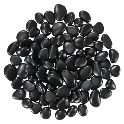 VEVOR Black River Rocks, 1-2 inch 15 lbs, Smooth & Polished Natural Pebble Stones, Decorative Garden Landscaping Stones, Paving Plant Rocks for Fish Tank, Flower Pots, Water Fountains, Pathways, Backyard - ELSHELS12INCUKJ9F001V0 - view 10