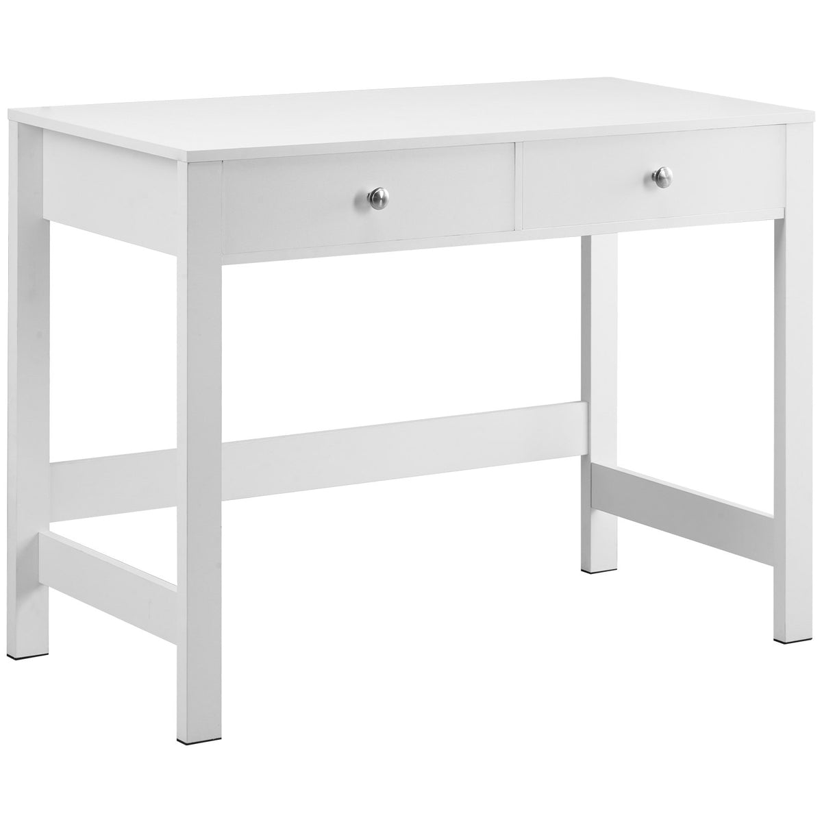 VEVOR Small Desk with Drawers, Kids Desk for Bedroom, Modern Simple Study Table for Drawing, Reading, Writing, Rectangle MDF Furniture Study Storage Table for Home, Office, White - ETBMSZZFXXCWZES3L001V0 - view 10