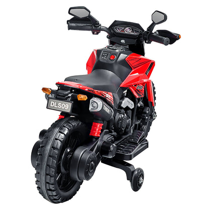 VEVOR Kids Ride On Motorcycle, 12V Battery Powered Electric Motorcycle with Speed Up to 3mph, Detachable Training Wheels, Headlight, LED Light, Music, Bluetooth, Gift for Children Boys Girls Aged 3-4 - ETCQMTCLLMTC7SZV6V1 - view 10