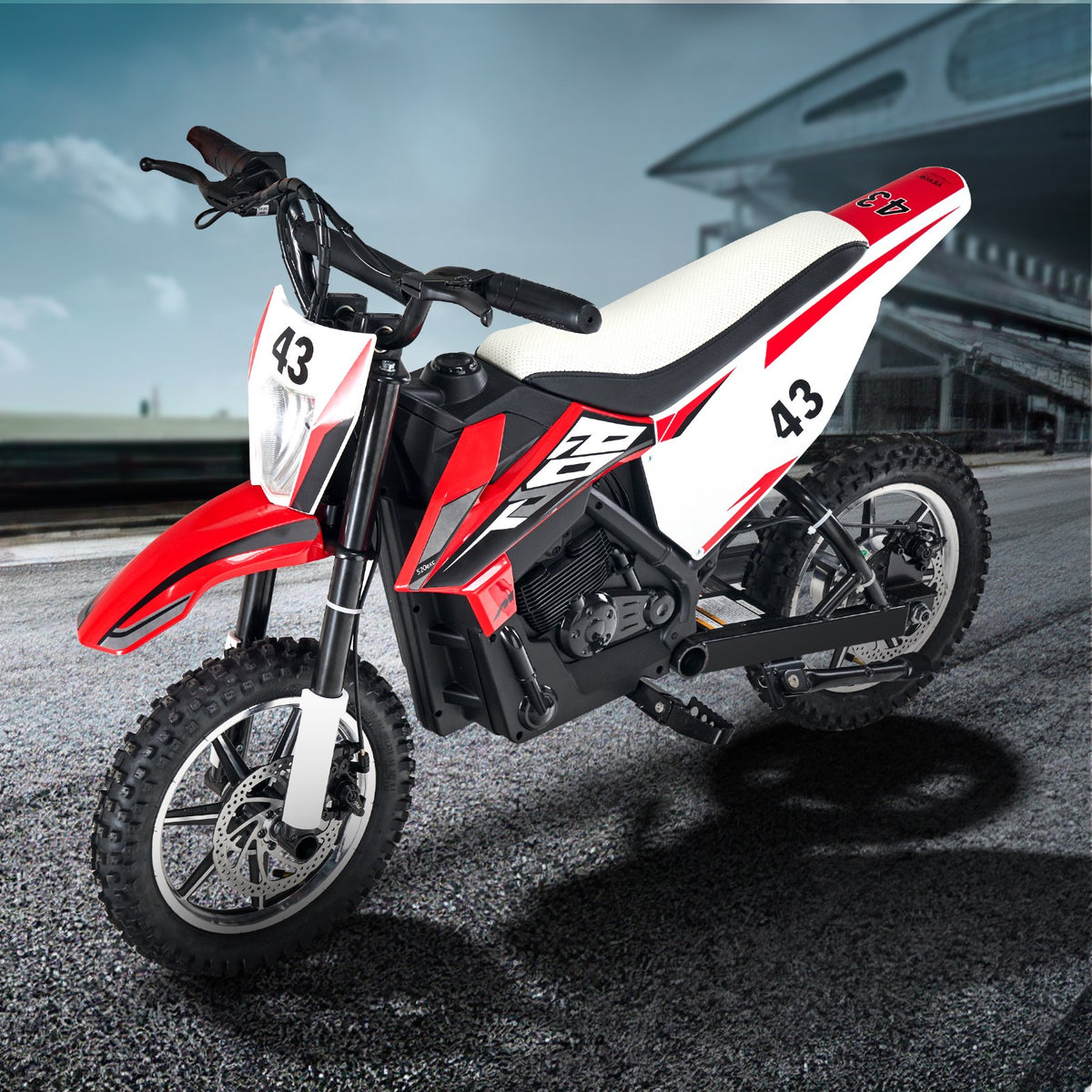 VEVOR Kids Ride On Motorcycle, 36V Battery Powered Electric Motorcycle with Speed Up to 15.5mph, Treaded Tires, Battery Gauge, Dual Brakes, Ride on Toys for Children Boys Girls Aged 14+ - ETCQMTCLLMTCP3FPXV1 - view 9
