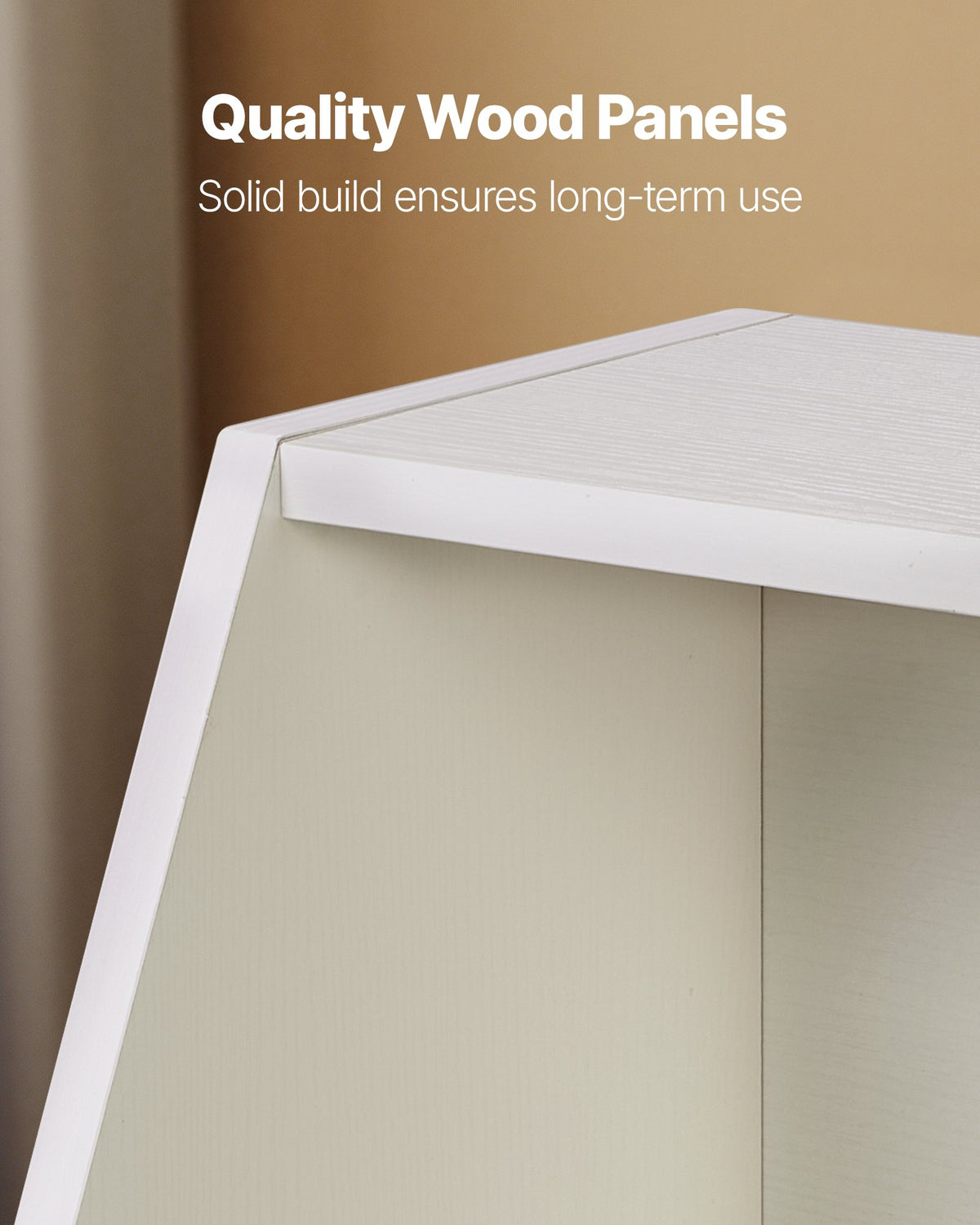 VEVOR Toy Storage Organizer, Wooden Kids Bookshelf with Storage, Toy Storage Cabinet with 2 Mobile Drawers, Kids Storage Organizer for Bedroom, Nursery, Living Room, Entryway, Preschool, White - ETCWJGZMZ31455ZAA001V0 - view 7