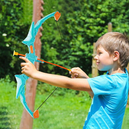 VEVOR Bow and Arrow Set for Kids, LED Light Up Archery Set with 10 Suction Cup Arrows, Standing Target, Quiver, 3 Target Cans, Outdoor Toy for Boys & Girls 6 7 8 9 10+ Years Old, Birthday Gift for Kid - ETGJTZDBTZLBIWJYMV9 - view 9