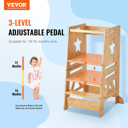 VEVOR Toddler Tower Adjustable Stool - Select Your Configuration - ETKDJBHDZZTX2MZITV0 - view 2
