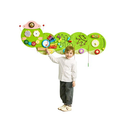 VEVOR Activity Wall Busy Board Panels, 12 Activities, Montessori Sensory Wall Panels Toy for Kids Ages 3-12, Interactive Learning Activity Center, Great for Toddler, Playroom, Nursery, Classroom - ETMLGBMZKZHSJX9H1001V0 - view 2