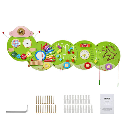 VEVOR Activity Wall Busy Board Panels, 12 Activities, Montessori Sensory Wall Panels Toy for Kids Ages 3-12, Interactive Learning Activity Center, Great for Toddler, Playroom, Nursery, Classroom - ETMLGBMZKZHSJX9H1001V0 - view 10
