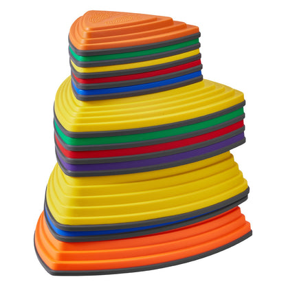 VEVOR Balance Stepping Stones for Kids, 12 PCS, Up to 220 lbs, Non-Slip Toddlers Sensory Stepping Stones, Obstacle Course Coordination Game Toys Indoor or Outdoor Play for Children Aged 3 4 5 6 7 8+ - ETPHDJSJHKSJQ96L8V0 - view 10
