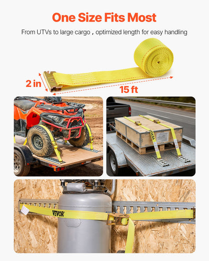 VEVOR Ratchet Strap - Select Your Configuration - ETRACKJLD2X1PQ6HQ001V0 - view 3