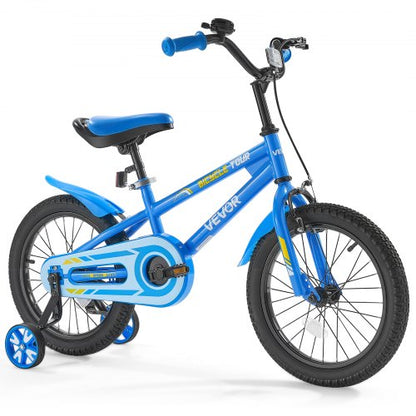 VEVOR Kids Bike, 16 Inches BMX Style Children Bicycle, Rider Height 3.28 ft - 4.27 ft, Training Wheels Included, Sturdy and Easy to Assemble, Toddler Bike for Boys & Girls Learning to Ride, Blue - ETZXC16INCHBNQ0JPV0 - view 2