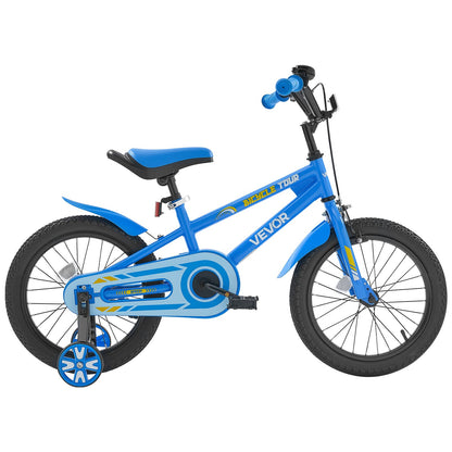 VEVOR Kids Bike, 16 Inches BMX Style Children Bicycle, Rider Height 3.28 ft - 4.27 ft, Training Wheels Included, Sturdy and Easy to Assemble, Toddler Bike for Boys & Girls Learning to Ride, Blue - ETZXC16INCHBNQ0JPV0 - view 10