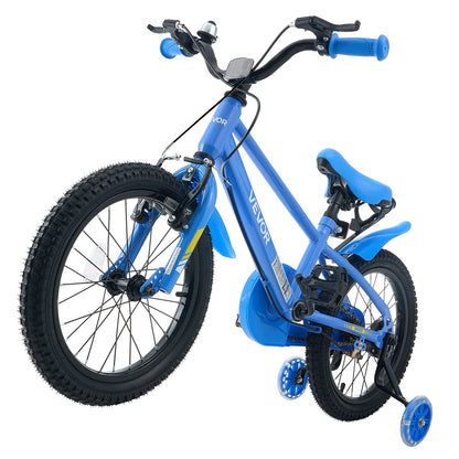 VEVOR Kids Bike, 16 Inch Children Bicycle, Training Wheels BMX Style Blue, for Boys Girls Ages 4-7, Adjustable Seat & Handlebar, Front Brake and Rear Drum Brake, Cup Holder, High-Carbon Steel Frame - ETZXCSBCC16IBRN88001V0 - view 10