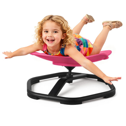 VEVOR Kids Swivel Chair, 220 lbs Capacity, Elephant Shape Sensory Spinning Chair, Autistic Kids Sensory Toy Seat with Non-Slip Metal Base, Toddler Sit & Spin Seat for Coordination Balance Focus, Red - ETZYHSDXKJS61YH11001V0 - view 1
