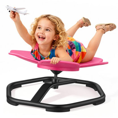 VEVOR Kids Swivel Chair, 220 lbs Capacity, Flower Shape Sensory Spinning Chair, Autistic Kids Sensory Toy Seat with Non-Slip Metal Base, Toddler Sit & Spin Seat for Coordination Balance Focus, Rose - ETZYHSHBKJS6LP3GY001V0 - view 2