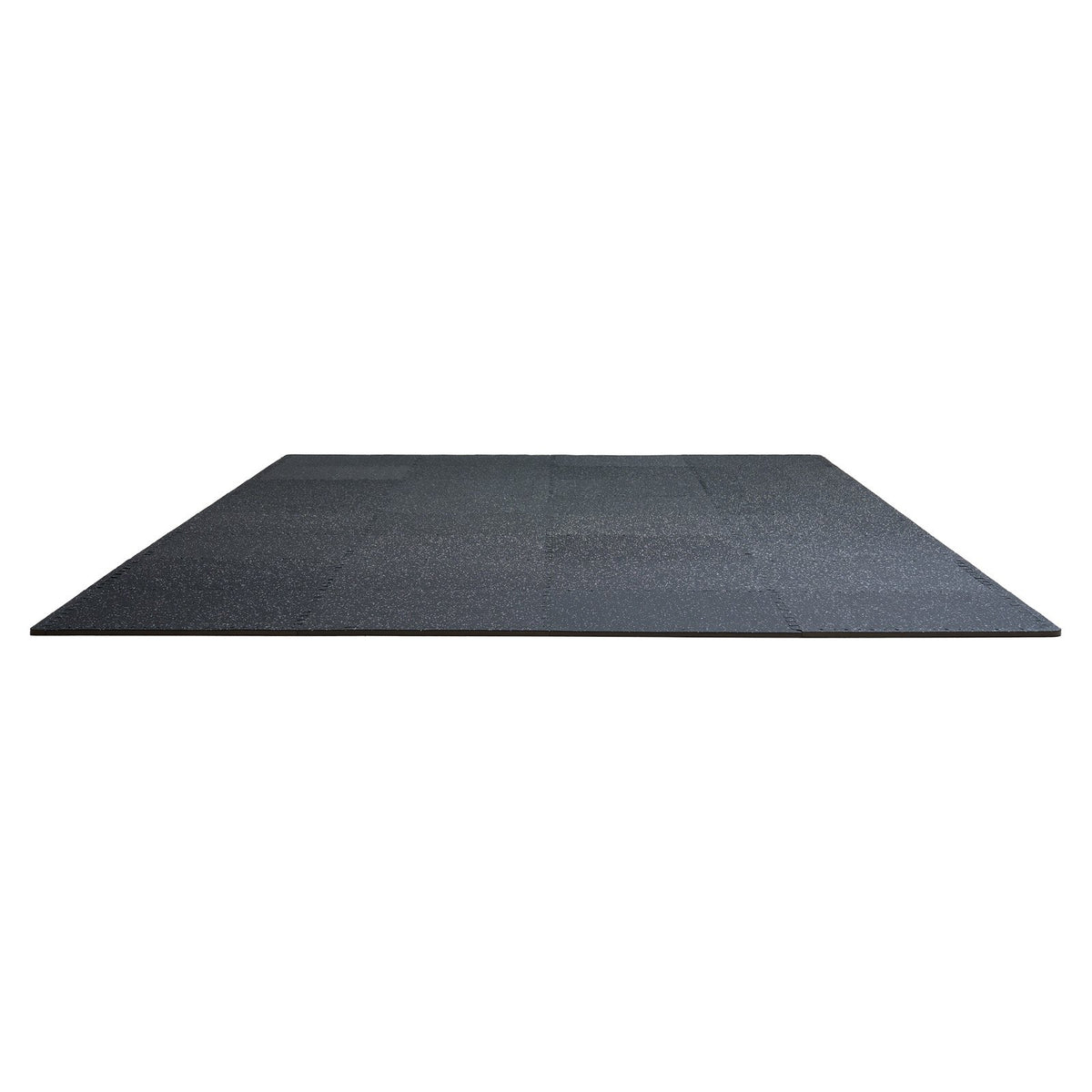 VEVOR 0.56 Inch Thick Gym Floor Mats, 6 Tiles Rubber Top with EVA Foam, 25" x 25" Gym Flooring Workout Mats with 25 sq.ft Coverage, Interlocking Puzzle Gym Mats for Gym, Home, Garage, Black & White - EVAQXJSHSDZXW5O14V0 - view 10