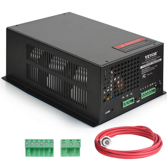 VEVOR CO2 Laser Power Supply, 150W, Power Supply for 150W Laser Tube, Constant Current Protection, Open Circuit Protection, Fast Heat Dissipation, Compatible for Multi-brand Laser Engravers & Cutters - EYHTJGGDY150JHD46V6 - view 1