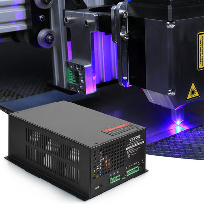 VEVOR CO2 Laser Power Supply, 150W, Power Supply for 150W Laser Tube, Constant Current Protection, Open Circuit Protection, Fast Heat Dissipation, Compatible for Multi-brand Laser Engravers & Cutters - EYHTJGGDY150JHD46V6 - view 9