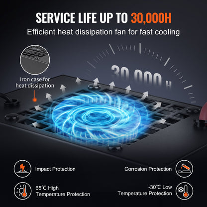 VEVOR CO2 Laser Power Supply, 60W, Power Supply for 60W Laser Tube, Constant Current Protection, Open Circuit Protection, Fast Heat Dissipation, Compatible for Multi-brand Laser Engravers & Cutters - EYHTJGGDY60W1SK33V6 - view 6