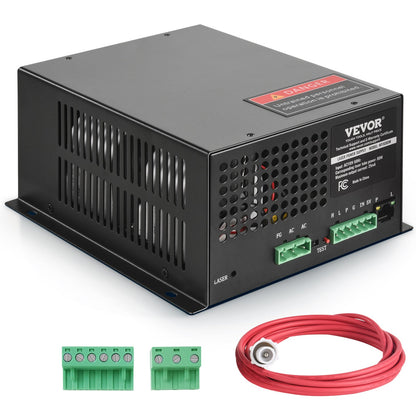 VEVOR CO2 Laser Power Supply, 80W, Power Supply for 80W Laser Tube, Constant Current Protection, Open Circuit Protection, Fast Heat Dissipation, Compatible for Multi-brand Laser Engravers & Cutters - EYHTJGGDY80WDNVANV6 - view 1