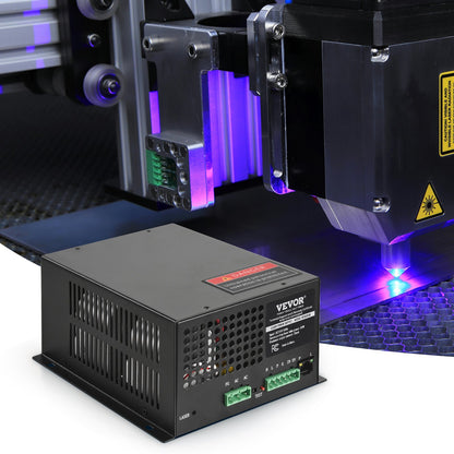 VEVOR CO2 Laser Power Supply, 80W, Power Supply for 80W Laser Tube, Constant Current Protection, Open Circuit Protection, Fast Heat Dissipation, Compatible for Multi-brand Laser Engravers & Cutters - EYHTJGGDY80WDNVANV6 - view 9