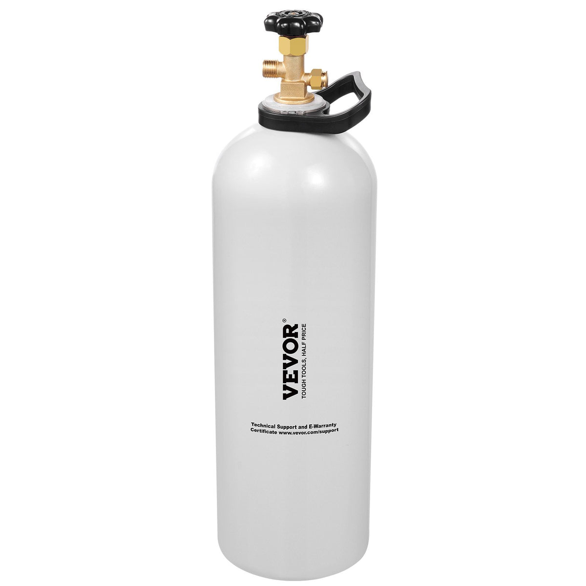 VEVOR CO2 Tank, 20 lbs New Aluminum Alloy Cylinder, CO2 Air Tank with Spray Coating, CGA320 Valve, Handle & Adjustable Pressure, DOT & TC Approved Cylinder for Draft Beer Dispensing and Soda Maker - EYHTQGL20LBSFW9E8V0 - view 10