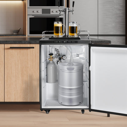 VEVOR CO2 Tank, 2.5 lbs New Aluminum Alloy Cylinder, CO2 Air Tank with Light Gray Spray Coating, CGA320 Valve & Adjustable Pressure, DOT Approved Cylinder for Draft Beer Dispensing and Soda Maker - EYHTQGL25LBS9GIBRV0 - view 9